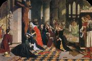 James Collinson The Renunciation of Queen Elizabeth of Hungary USA oil painting artist